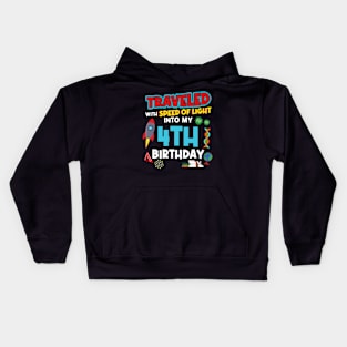 4. Birthday - Science Birthday Kids Hoodie